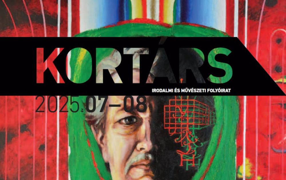 Részlet a Kortárs folyóirat 2025. júliusi számának borítójáról